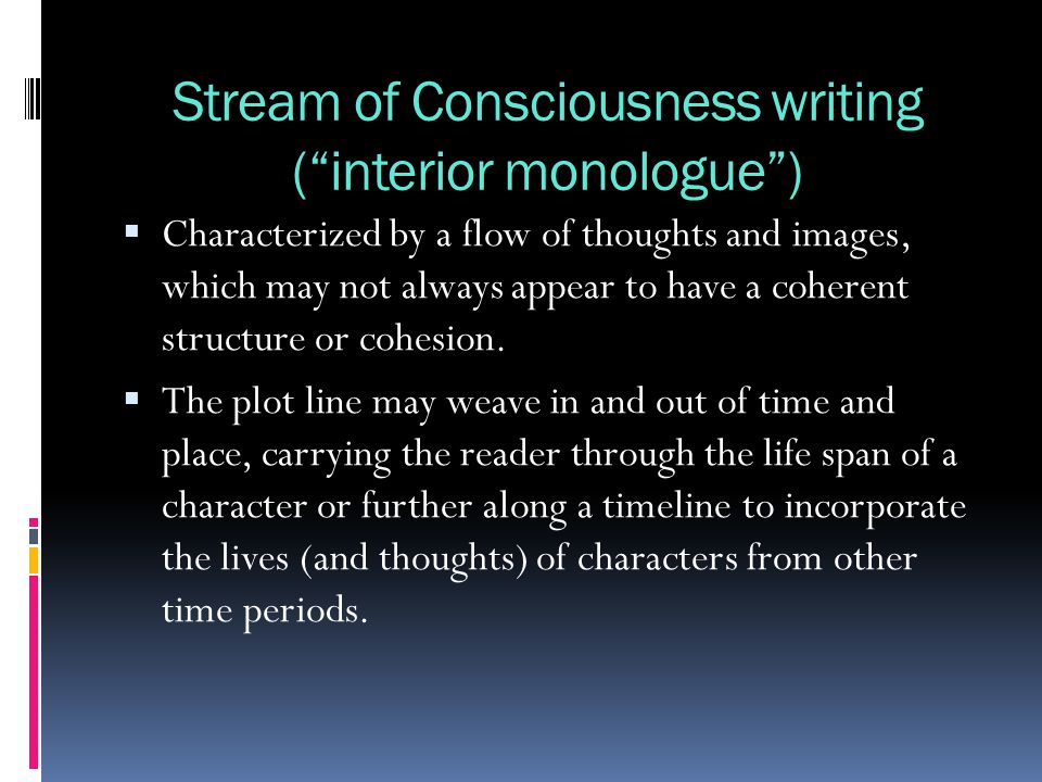 How to: Stream of Consciousness Writing